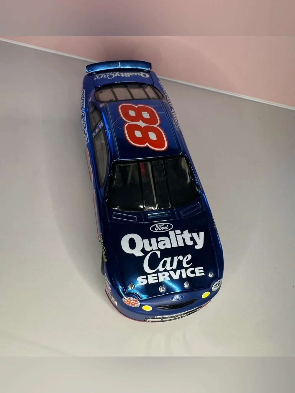 Dale Jarrett #88 Ford Quality Care “Last Lap of the Century” 1999 1:24 Diecast
